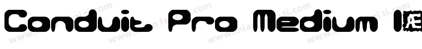 Conduit Pro Medium I字体转换